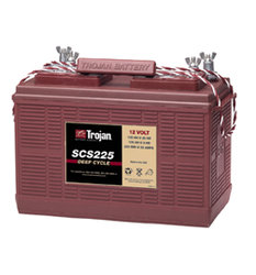  Battery  on Trojan Scs225 12 Volt Gem Car Battery Free Delivery Most Locations In