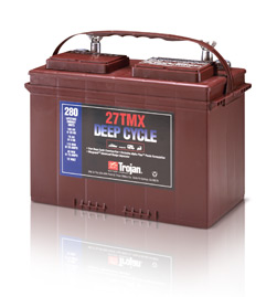 Trojan 27 TMX  Deep Cycle Battery Free Delivery most locations in the lower 48*.