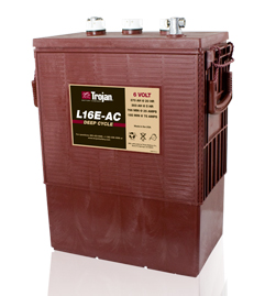 Trojan L16E-AC Deep Cycle Battery, Free Delivery to many locations in the Northeast.