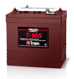 Trojan T-105 Deep Cycle Battery Free Delivery to many locations in the Northeast.
